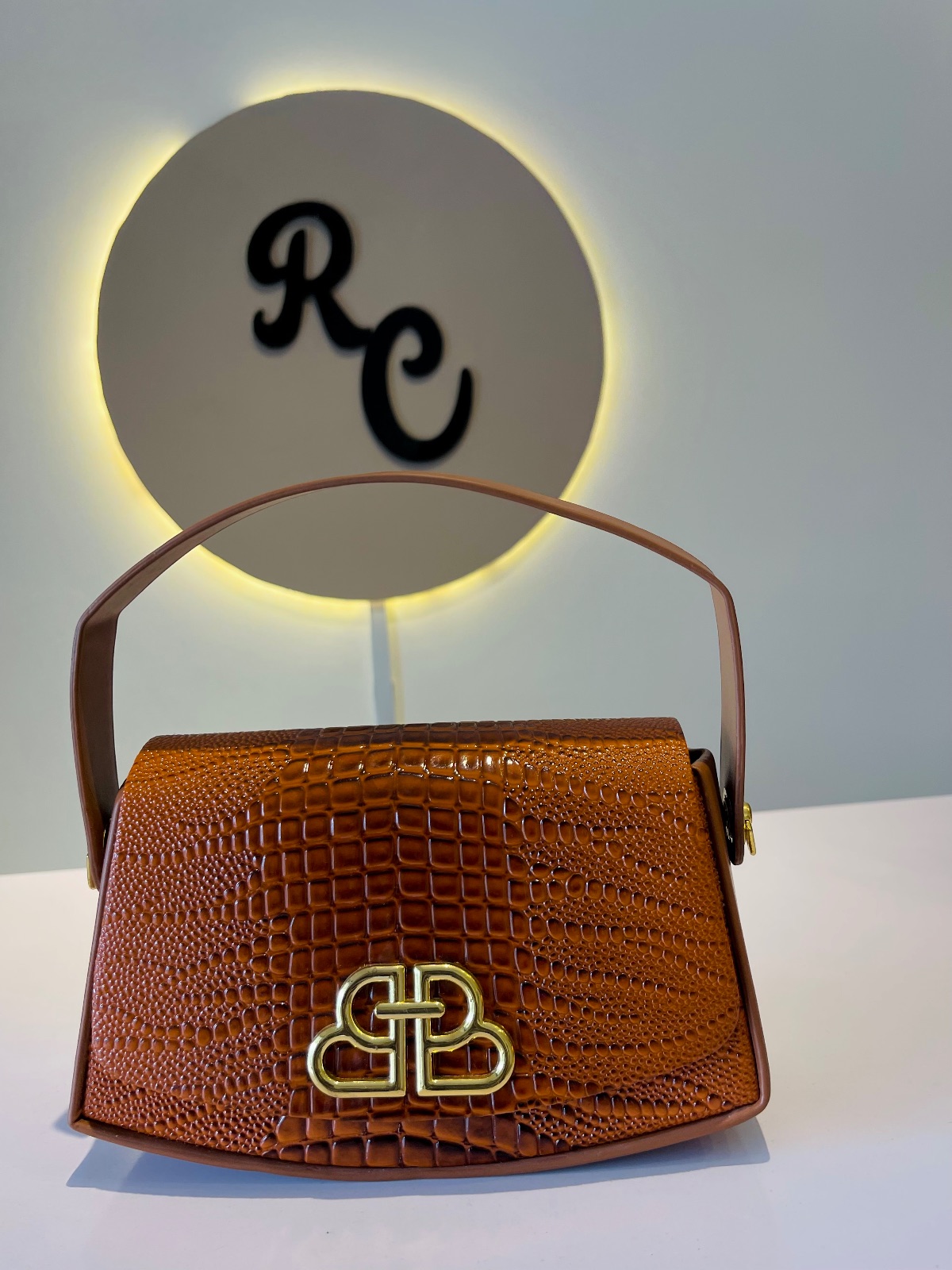 Croc skin bag